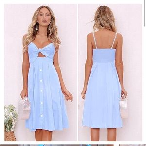 🎉Host pick 🎉Chambray midi dress